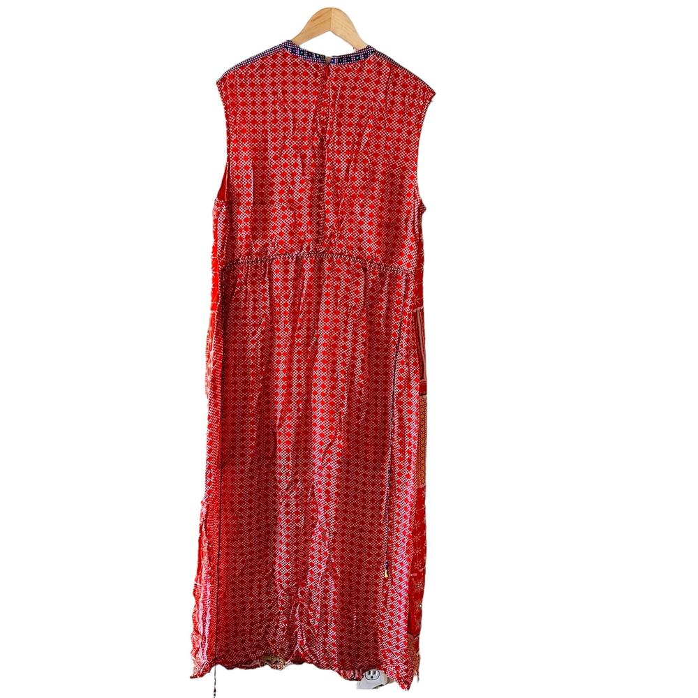 Anthropologie Tanvi Kedia Sol Patchwork Beaded Dress Size XL - Picture 3 of 9